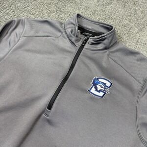Creighton Bluejays Under Armour 1/4 Zip Pullover Mens Large Gray Jacket